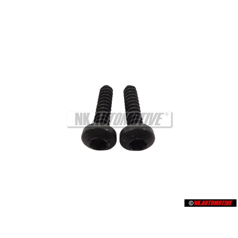 2x VW Original Tornillo Abombado Para Chapa Con Hexagono Interior - N 10661801
