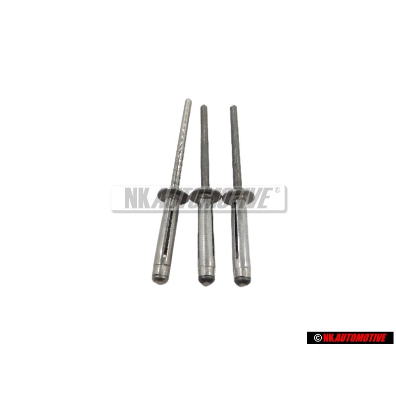 3x VW Original Remache Ciego - N 90346301