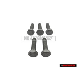 5x VW Original Tornillo Hexagonal - N 01021723