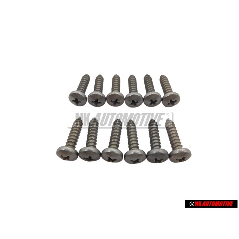 12x VW Original Tornillo Alomado P. 