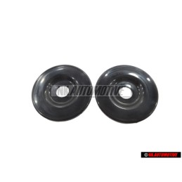 2x VW Original Embellecedor Negro Satinado - 411857781 01C