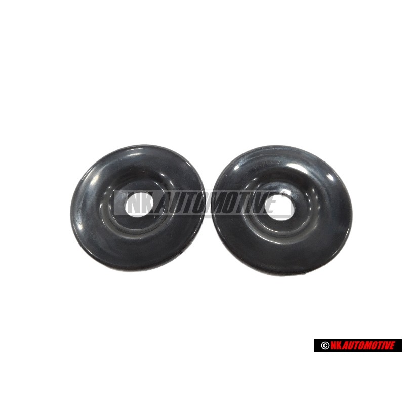 2x VW Original Embellecedor Negro Satinado - 411857781 01C