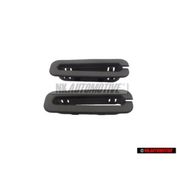 2x VW Original Embellecedor Negro Satinado - 165857849 01C