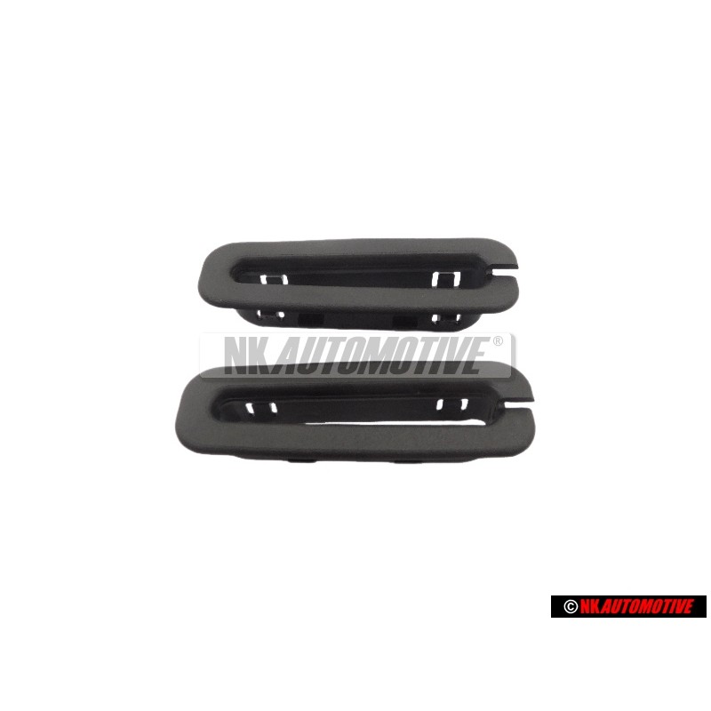 2x VW Original Embellecedor Negro Satinado - 165857849 01C