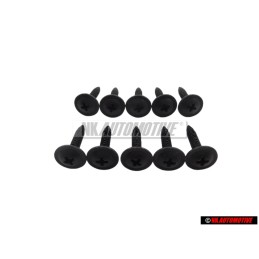 10x VW Original Tornillo Alomado - N 90241203
