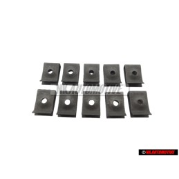 10x VW Original Tuerca Gatillo - N 90650101