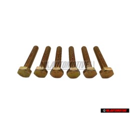 6x VW Original Tornillo Hexagonal - N 0102213