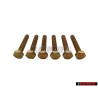 6x VW Original Tornillo Hexagonal - N 0102213