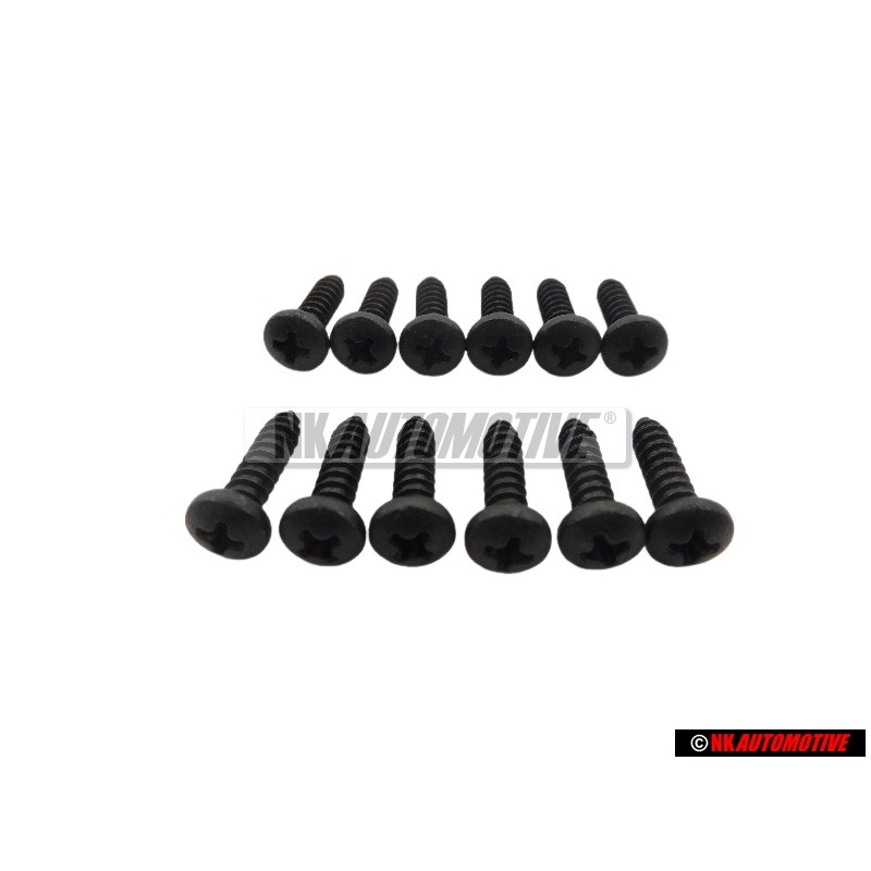 12x VW Original Tornillo Alomado P. 