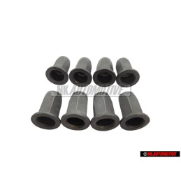 8x VW Original Tuerca Remache Ciego - N 90252104