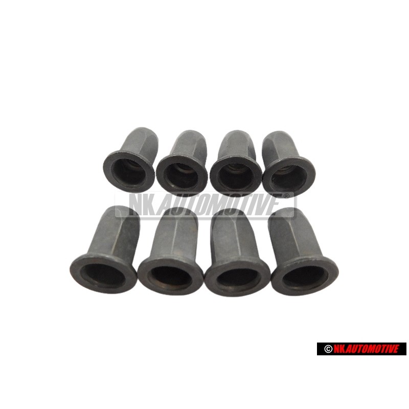 8x VW Original Tuerca Remache Ciego - N 90252104