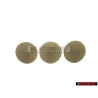 3x VW Original Clip Gris - 321867838 8AX