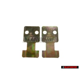 2x VW Original Placa Apoyo P. 