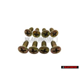 8x VW Original Tornillo Avellanado P. 