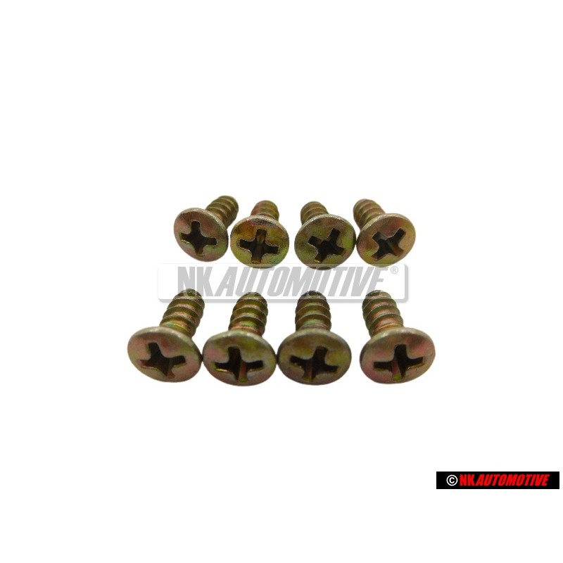 8x VW Original Tornillo Avellanado P. 