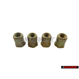 4x VW Original Remache Roscado - 443877437A
