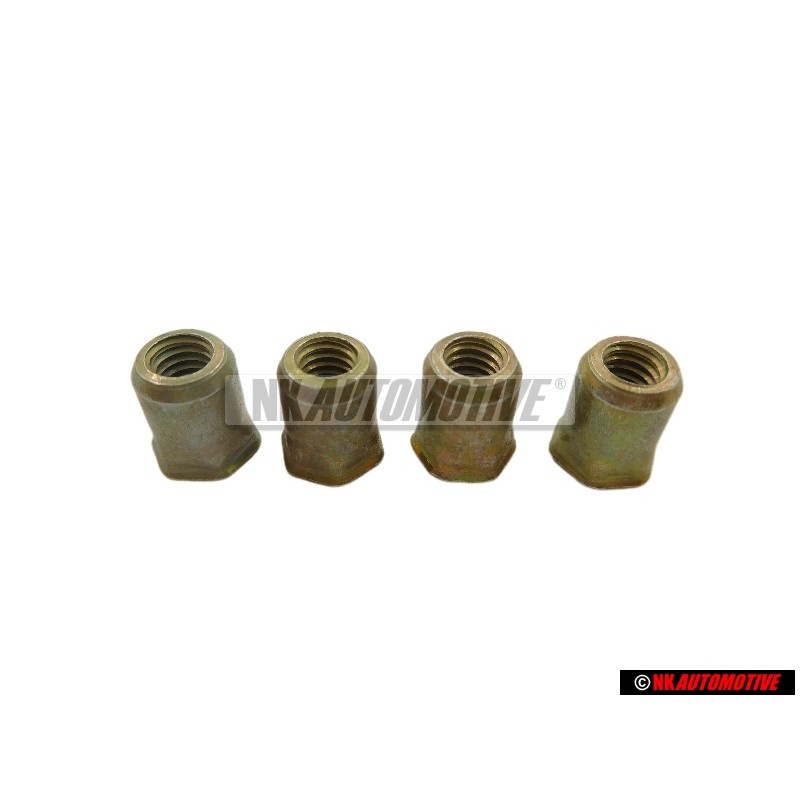 4x VW Original Remache Roscado - 443877437A