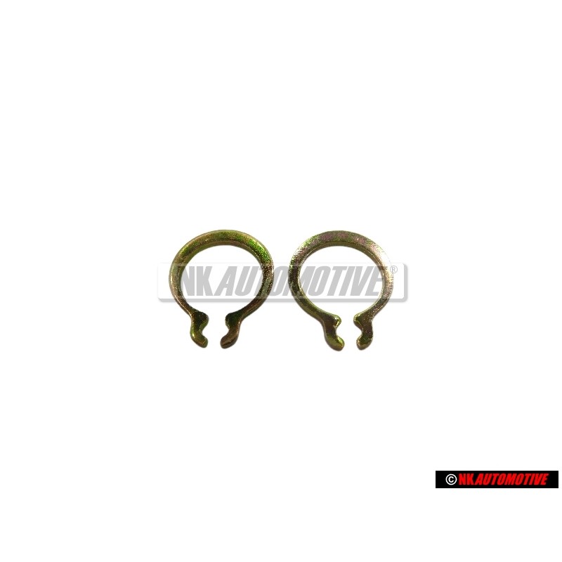 2x VW Original Anillo De Seguridad - N 0124082