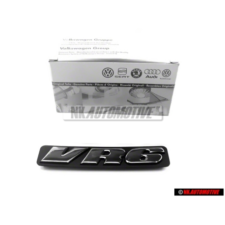 Original VW Inscription VR6 Satin Black Chrome Special - 1H6853714A GX2