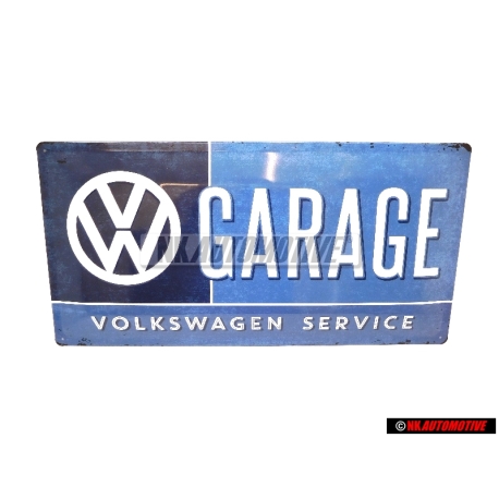 VW Classic Parts VW Garage Tin Metal Sign - ZCP901768