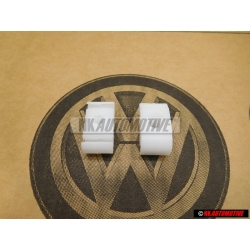 2x Original VW 2 Point Brake Pipe Line Retaining Clip Holder Bracket - 811611797