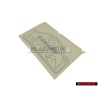 VW Original Rotulo Autoadhesivo Plata Diamante/Rojo Teja - 191853750J YG9