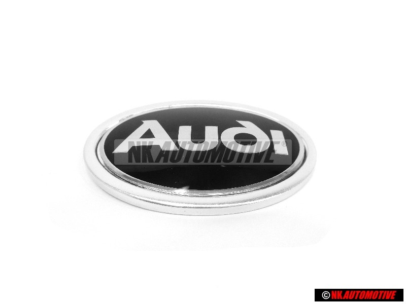Audi Original Lado Simbolo Insignia Emblema Negro Cromo - 895853621A 01C