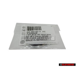 Audi Original Lado Simbolo Insignia Emblema Negro Cromo - 895853621A 01C