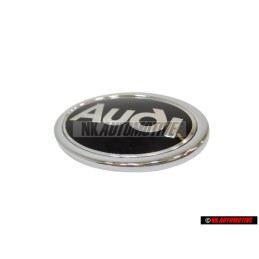 Audi Original Lado Simbolo Insignia Emblema Negro Cromo - 8D0853621B 2ZZ
