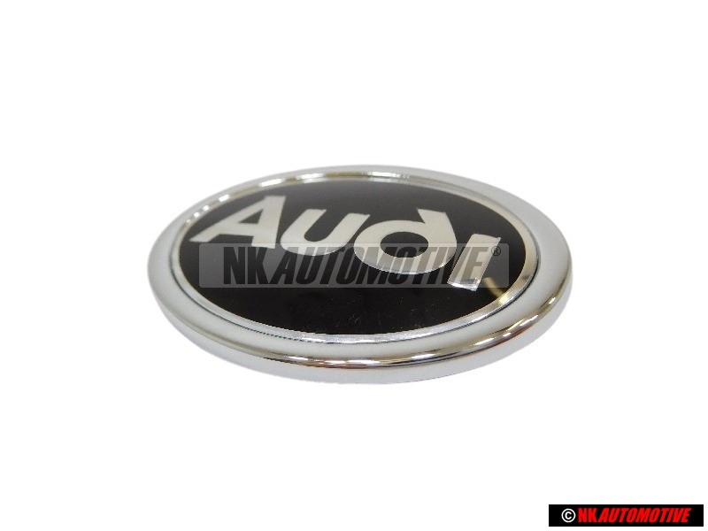 Audi Original Lado Simbolo Insignia Emblema Negro Cromo - 8D0853621B 2ZZ