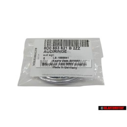 Audi Original Lado Simbolo Insignia Emblema Negro Cromo - 8D0853621B 2ZZ