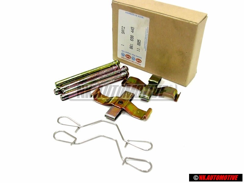 VW Original 1 Juego De Piezas De Fijacion Para Forros De Freno - 861698445