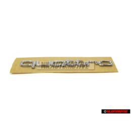 Audi Original QUATTRO Trasero Rotulo Insignia Emblema Cromo - 8A0853737C 2ZZ