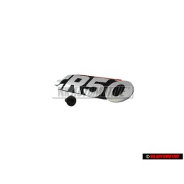 VW Original R50 Frente Rotulo Insignia Emblema Cromo - 7L9853679
