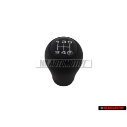 Audi Original Pomo Palanca Camb.(Cuero Art.) Negro Satinado - 4A0711141R 01C