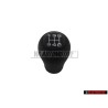 Audi Original Pomo Palanca Camb.(Cuero Art.) Negro Satinado - 4A0711141R 01C