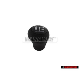 Audi Original Pomo Palanca Camb.(Cuero Art.) Negro Satinado - 4A0711141R 01C