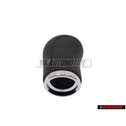 Audi Original Pomo Palanca Camb.(Cuero Art.) Negro Satinado - 4A0711141R 01C