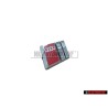 Audi Original S6 Volante Rotulo Insignia Emblema Cromo Rojo - 4A0419685A