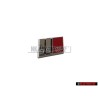 Audi Original S6 Volante Rotulo Insignia Emblema Cromo Rojo - 4A0419685A