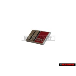 Audi Original S6 Volante Rotulo Insignia Emblema Cromo Rojo - 4A0419685A