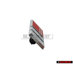 Audi Original S6 Volante Rotulo Insignia Emblema Cromo Rojo - 4A0419685A
