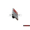 Audi Original S6 Volante Rotulo Insignia Emblema Cromo Rojo - 4A0419685A