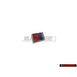 Audi Original S6 PLUS Volante Rotulo Insignia Emblema Cromo Rojo - 4A0419685C