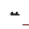 Audi Original S6 PLUS Volante Rotulo Insignia Emblema Cromo Rojo - 4A0419685C