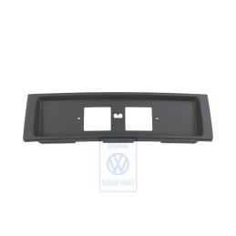 VW Original Recubrim. P. Placa Matricula Negro Satinado - 1H5853481B 01C