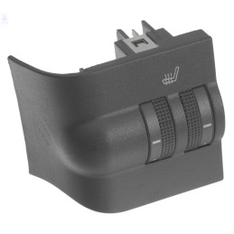 VW Original Conmutador P. Calefac. Asiento Negro Satinado - 1H5963563A 01C