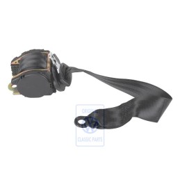VW Original Cinturon Segur. Tres Puntos Negro Satinado - 1H9857806A B41
