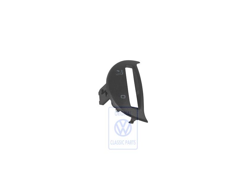 VW Original Recubrimiento Con Luz Simbolo Negro Satinado - 1H5858066 01C