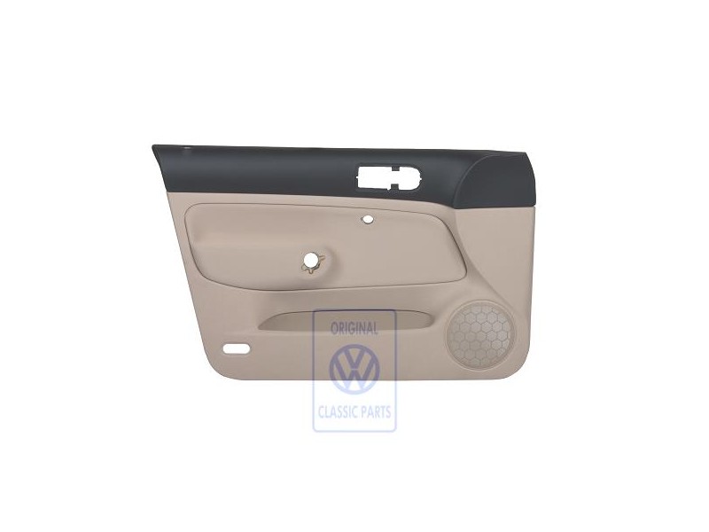 VW Original Revestimiento Puerta (Tela) Negro/Negro - 1J4867011CGJGJ